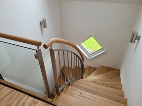 Treppe mit Stahlkonstruktion - einzigartig