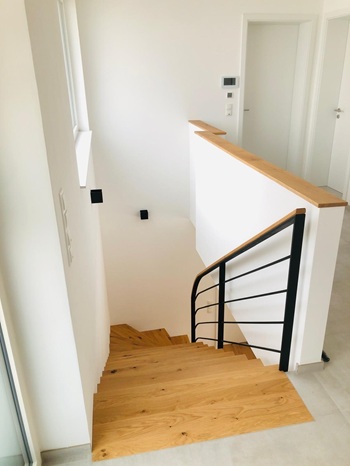 Treppe mit Stahlkonstruktion - einzigartig