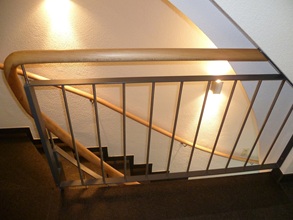 Treppe mit Stahlkonstruktion - einzigartig