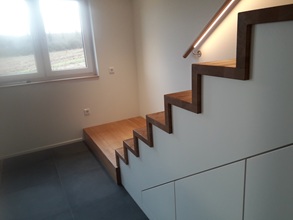 Treppe mit Stauraum
