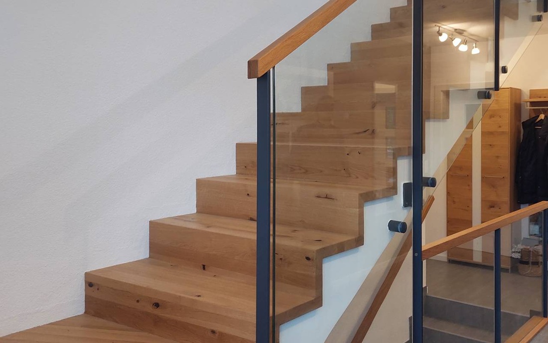Unsere Treppen mit Glasfüllung